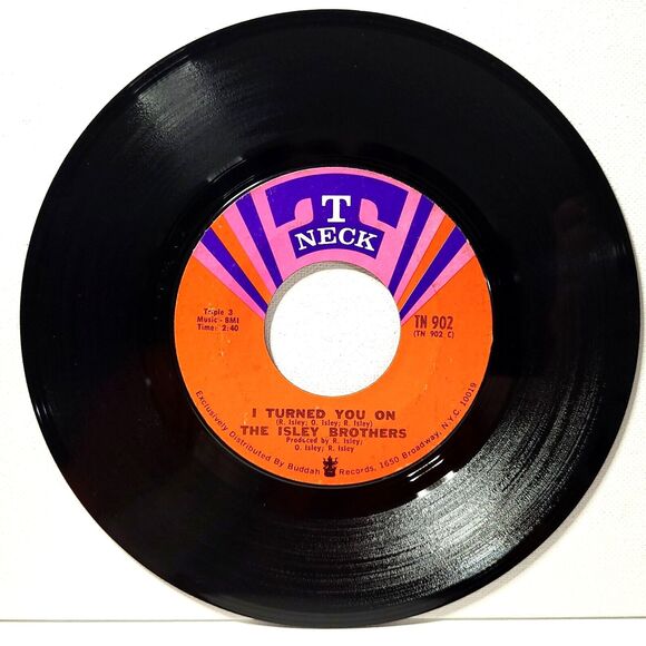 Isley Brothers 45 I Turned You On / I Know Who You Been Socking It To VG+ Soul - Picture 1 of 2